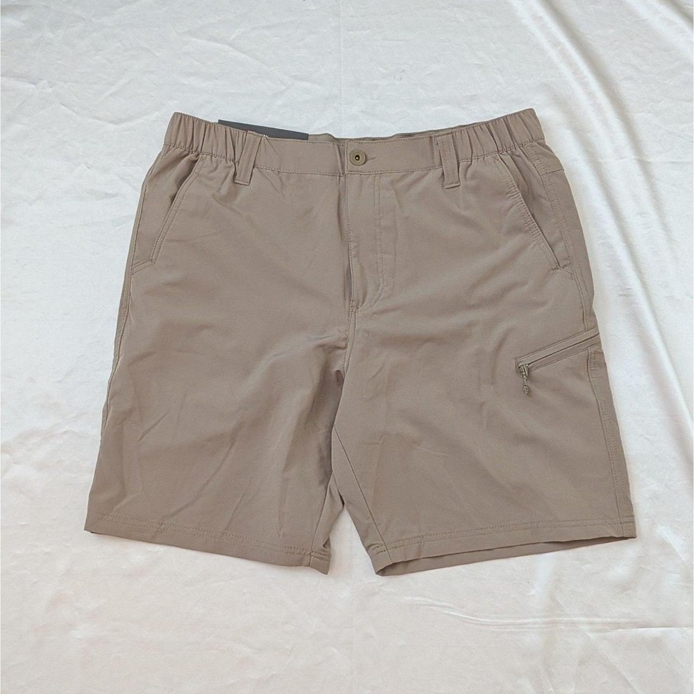 New Weatherproof Vintage Men's Performance Tech Shorts Tan‎ Size 36